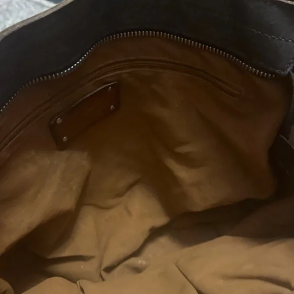 PATRICIA NASH Elegant Brown and Turquoise Tote Bag - Picture 4 of 8